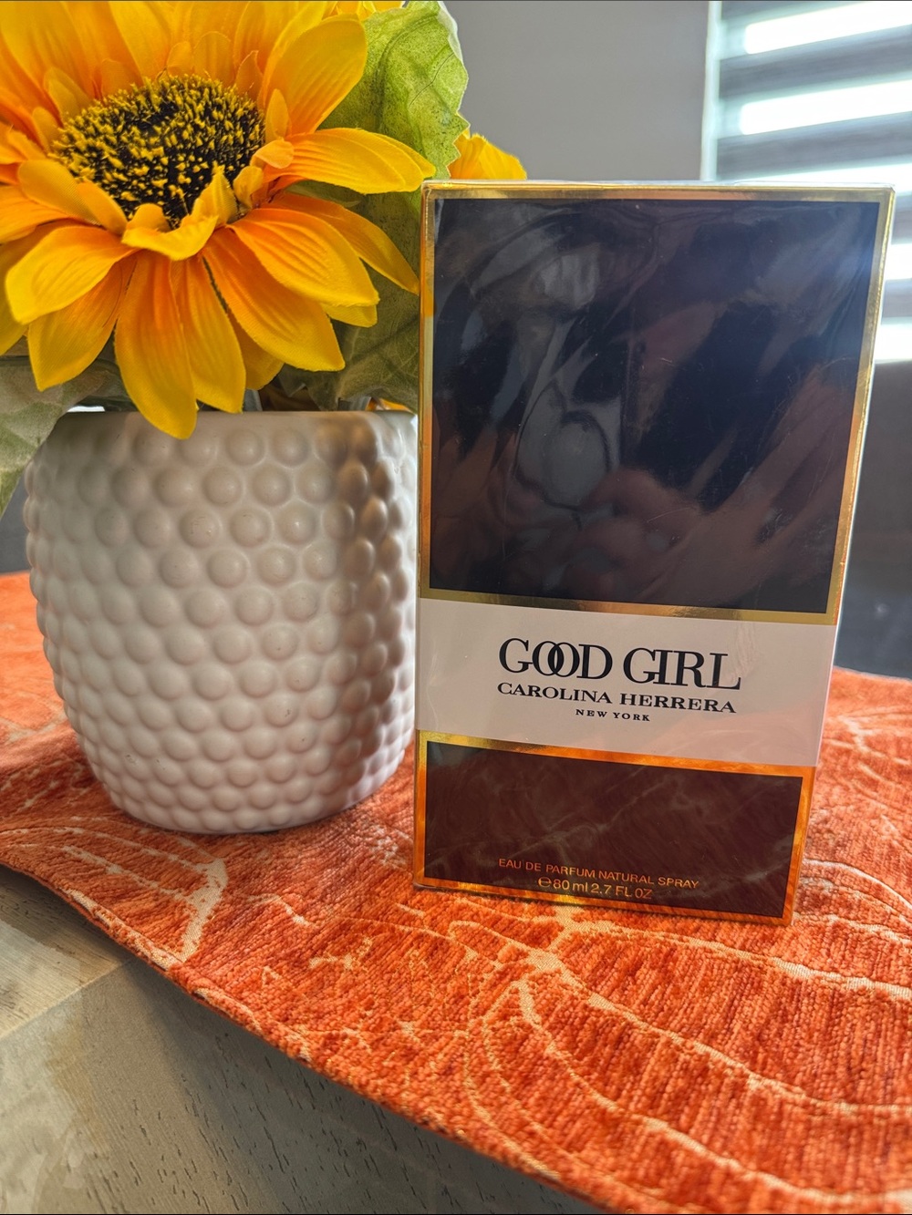 Carolina Herrera Good Girl Box with Black, Gold and White Accents